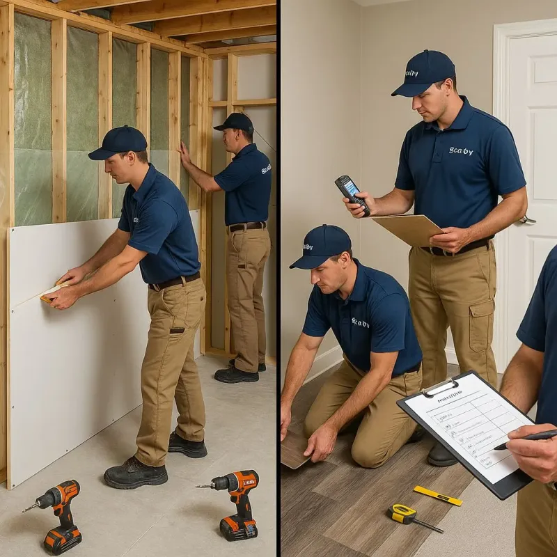 Repairs and Reconstruction process in Gray County, TX